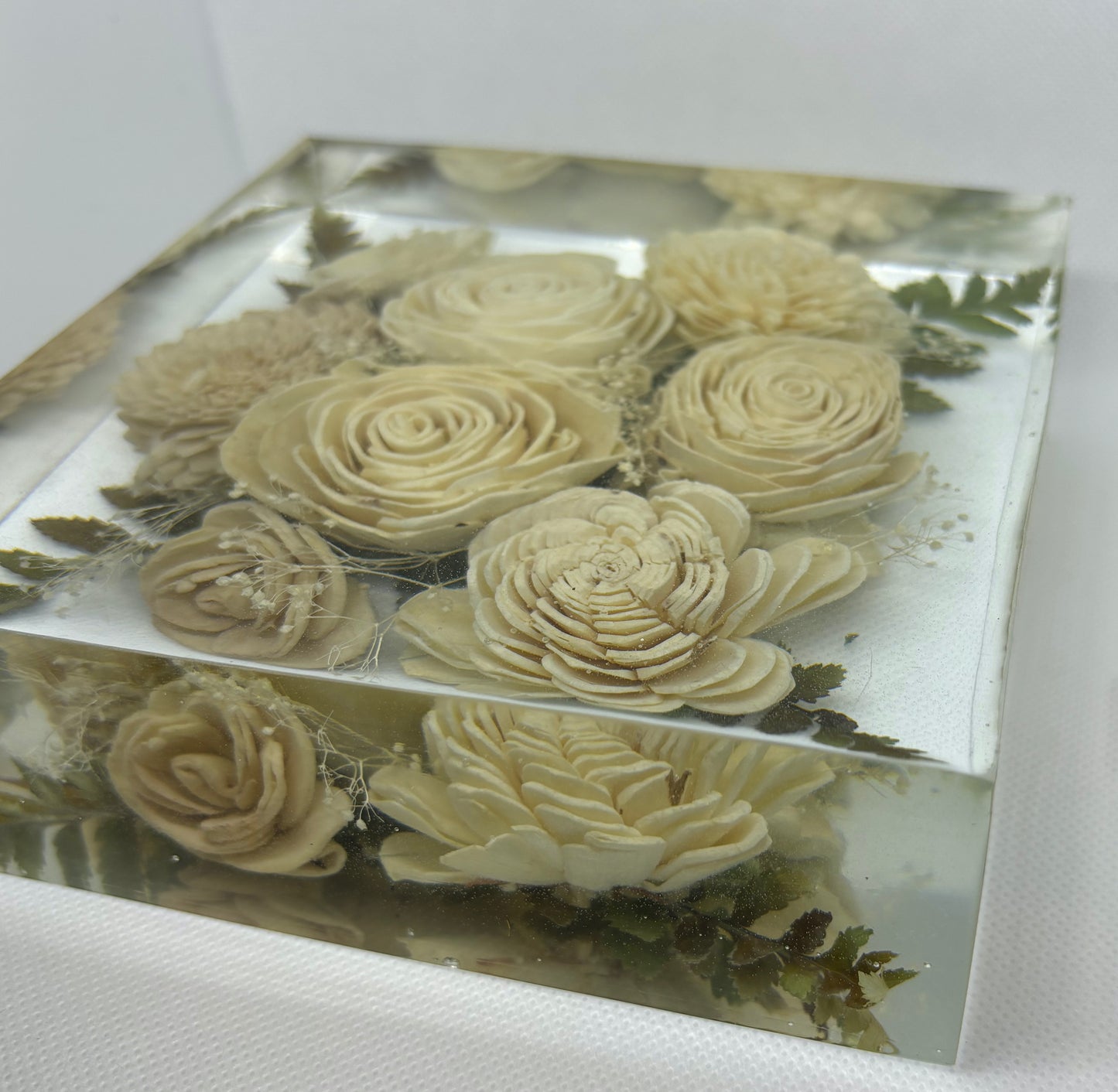 Square Floral Block