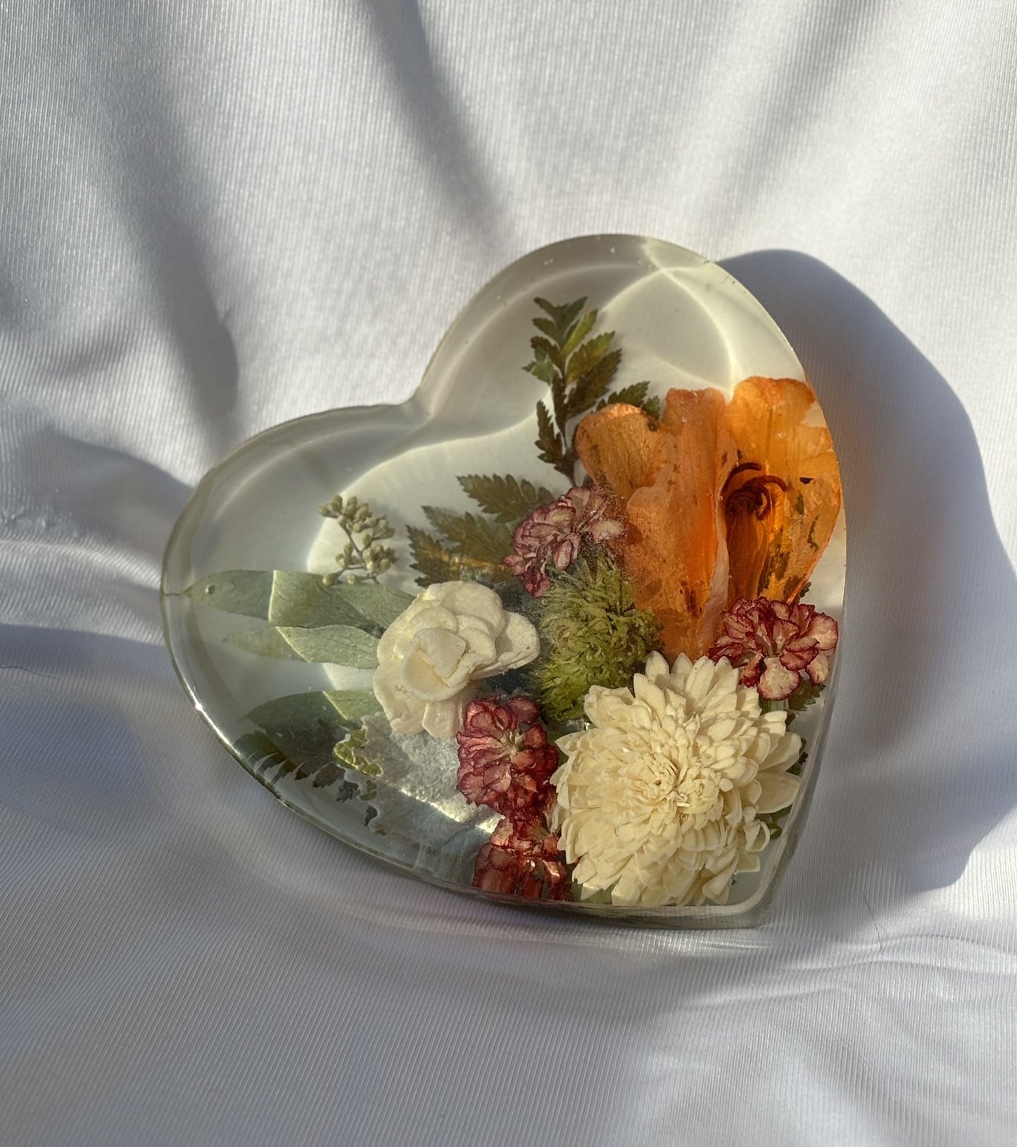 7" Tilted Heart
