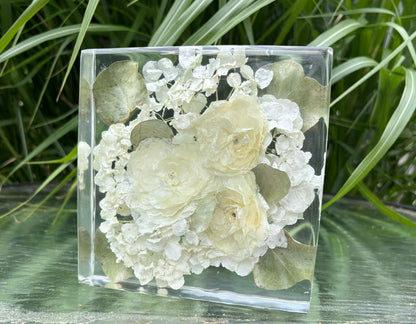 Square Floral Block